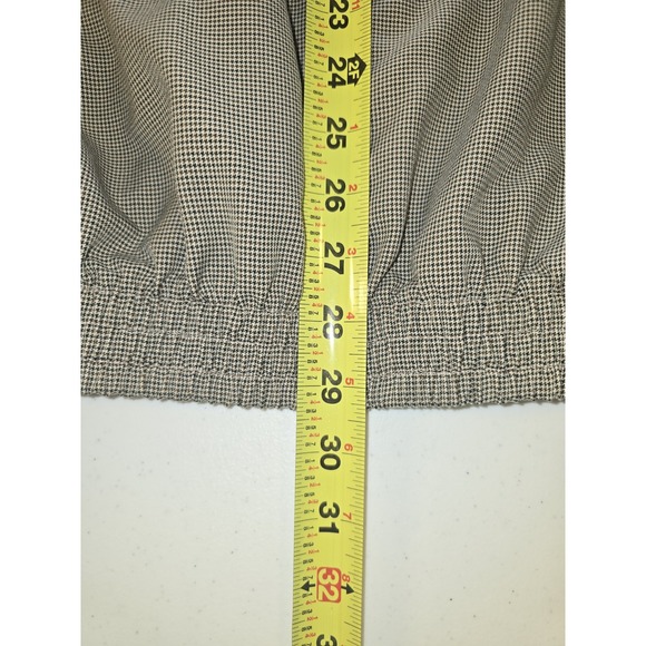 Nike Golf Gray Houndstooth Zipper‎ Jacket Vintage Men's XL Otdoors Athletica -63 - Picture 4 of 5